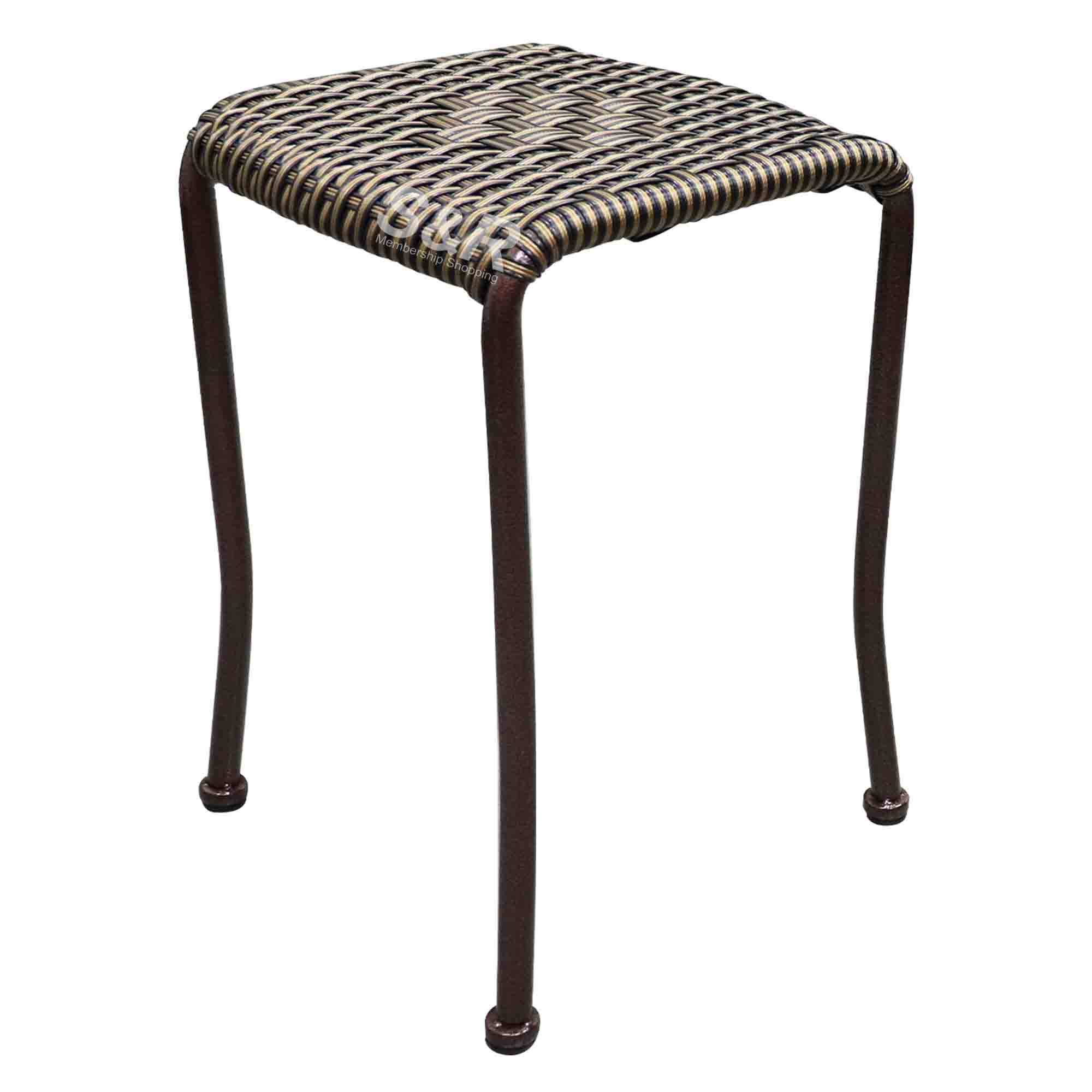 HiLives PE Rattan Middle Stool 1pc